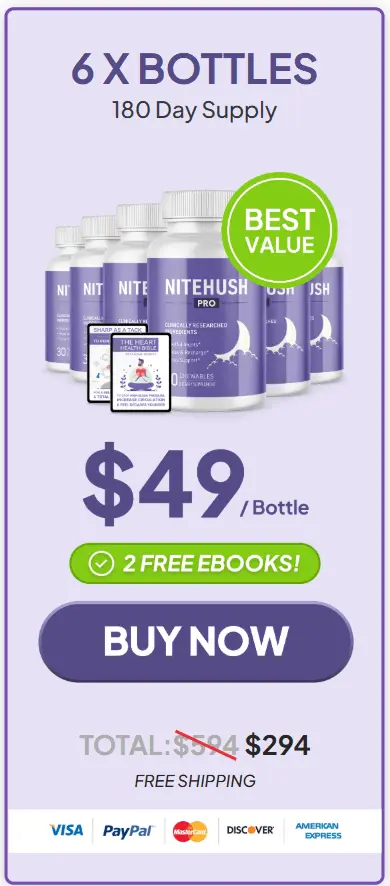 NiteHush Pro- order-now-( One Hundred Eighty Days Supply)-image